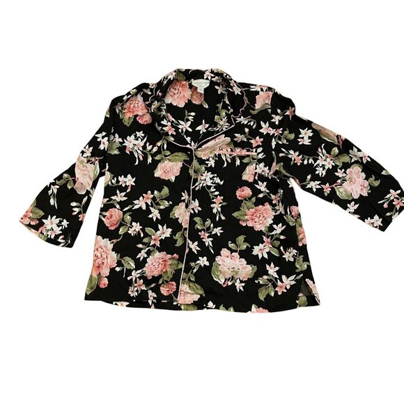 Charter Club Intimates Collection Floral Pajama Set Size Medium - Picture 1 of 7